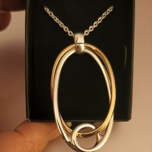 Silver and Gold Tone Necklace
